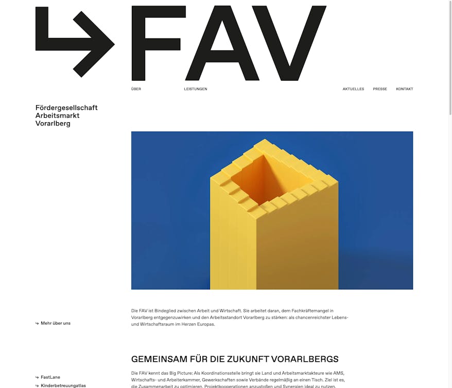 FAV - Fördergesellschaft Arbeitsmarkt Vorarlberg
