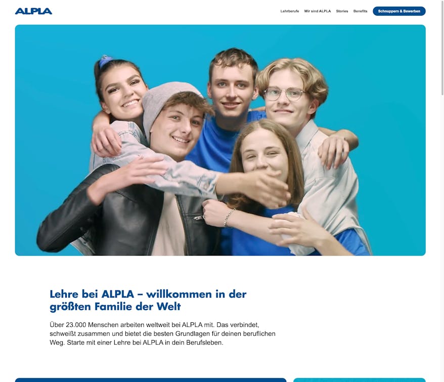 Lehre bei ALPLA