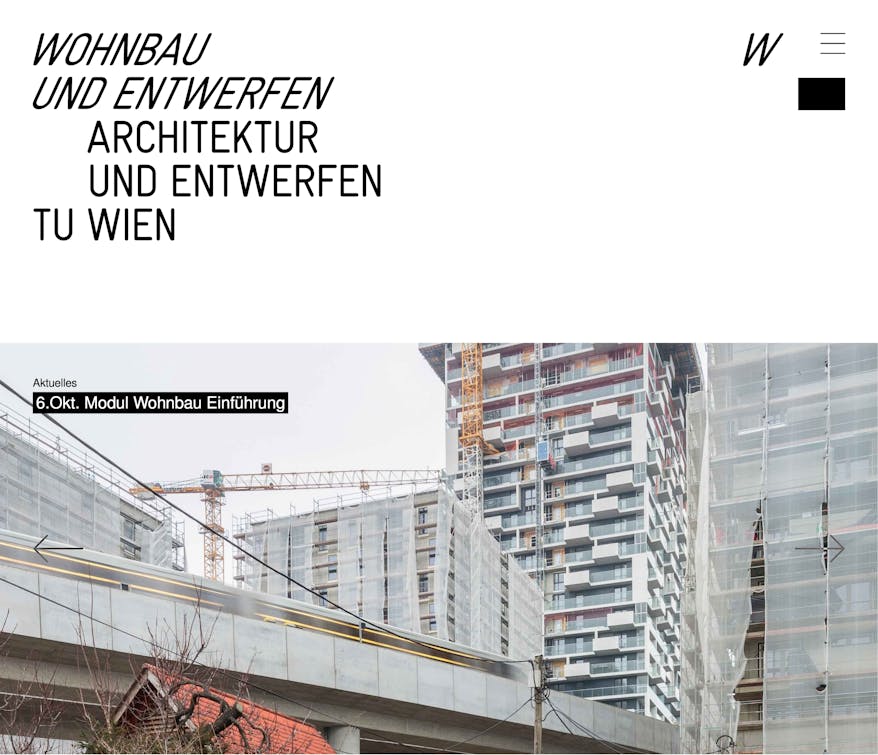 Wohnbau und Entwerfen – TU Wien